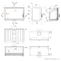 Камінна вставка SAVEN Into 90х62 ECO