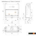 Камінна топка SAVEN Balance Up 110x50 ECO