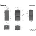 Чавунна піч Ravan Savana