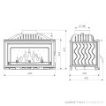 Камінна топка KAWMET W15 (9.4 kW) EСO