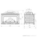 Камінна топка KAWMET W16 (9.4 kW) EСO