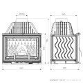 Камінна топка KAWMET W17 (16.1 kW) EСO