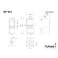 Чавунна піч Ravan Savana