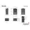 Чавунна піч Ravan Nevada