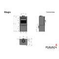 Чавунна піч Ravan Magic