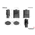 Чавунна піч Ravan Deluxe