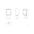 Піч камін SAVEN Lumi 60×82 ECO